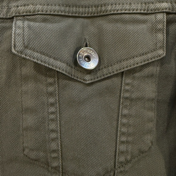 Men's Brunello Cucinelli Green Denim Jacket - Picture 6 of 6